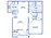661 sq. ft. Corpus Christi floor plan