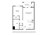 640 sq. ft. South By floor plan
