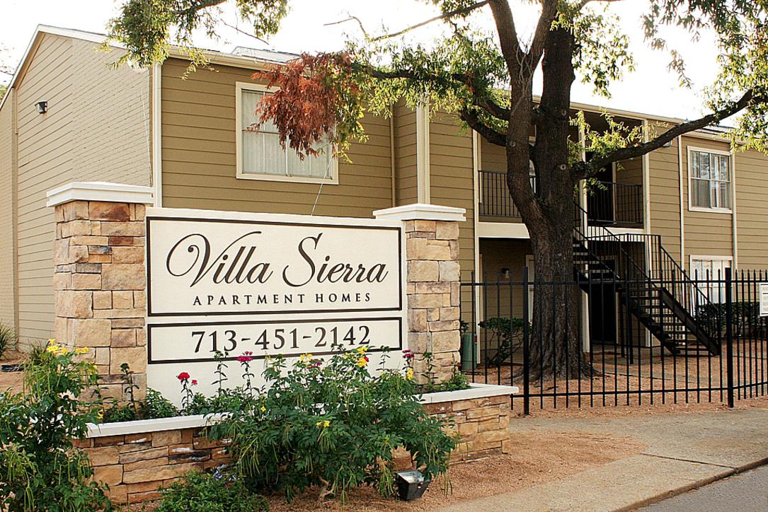 Villa Sierra Houston 854+ for 1 & 2 Bed Apts