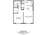 725 sq. ft. B1 floor plan