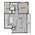 880 sq. ft. A10.1 floor plan