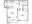 656 sq. ft. Arcadia floor plan