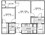 967 sq. ft. B2 floor plan
