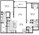 1,128 sq. ft. San Jacinto floor plan