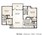 1,148 sq. ft. PULSE floor plan