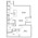 824 sq. ft. A3 floor plan