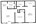 850 sq. ft. B1 floor plan