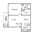 556 sq. ft. floor plan