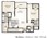 1,076 sq. ft. BALANCE floor plan