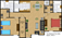 860 sq. ft. floor plan