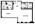 846 sq. ft. H3L Mkt floor plan