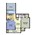 904 sq. ft. Texoma (A1C) floor plan