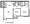 710 sq. ft. floor plan