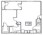 762 sq. ft. Frio floor plan