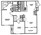 1,027 sq. ft. B1 floor plan