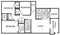 1,058 sq. ft. F floor plan