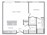 775 sq. ft. to 846 sq. ft. A6 floor plan